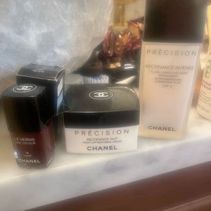 CHANEL TRIO precision  2 moisturizer & nail vamp full size